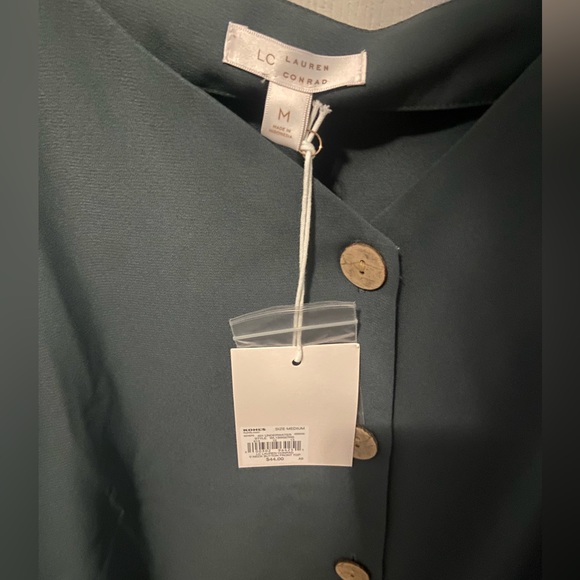 NWT LC Lauren Conrad Women’s Button Down Blouse - Picture 3 of 4